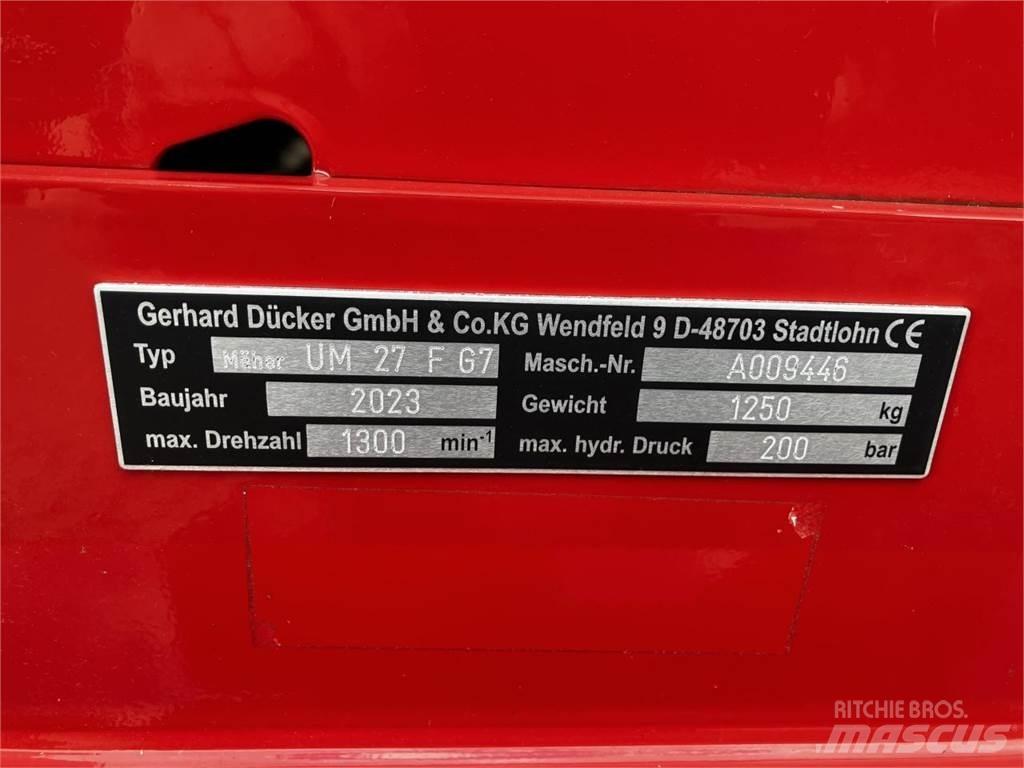 Dücker UM-27 Kosiarki łąkowe i wykaszarki