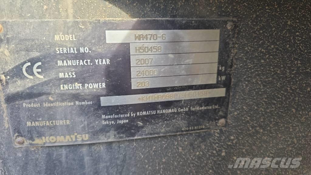 Komatsu WA 470-6 Ładowarki kołowe
