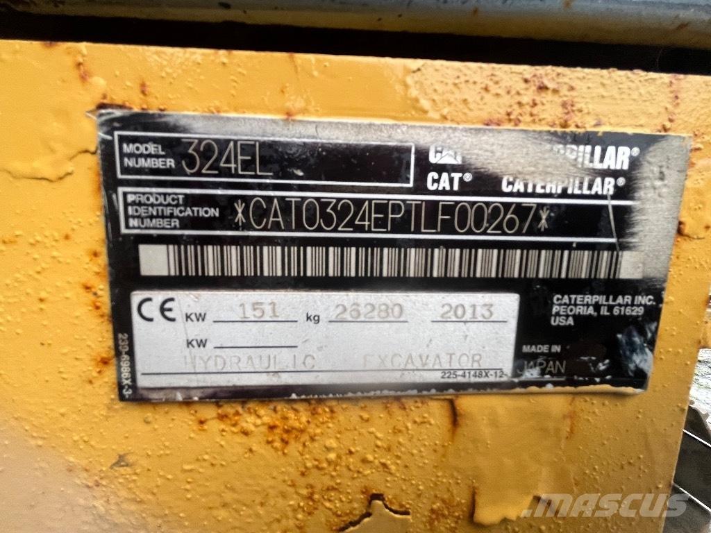 CAT 324 E Koparki gąsienicowe