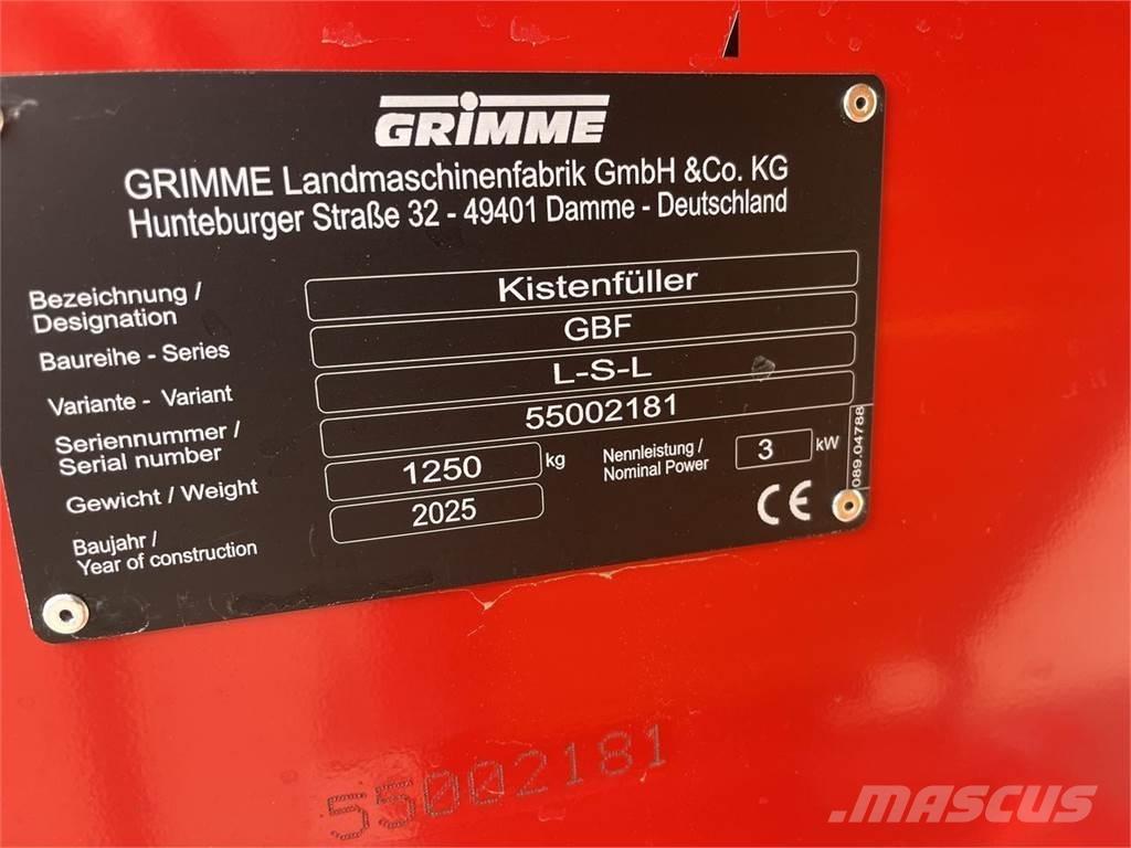 Grimme GBF LSL Pryzmowniki