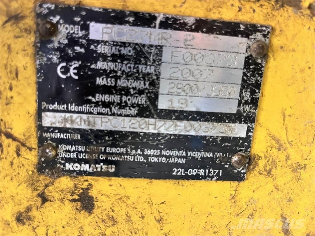 Komatsu PC27MR-2 Koparki kołowe