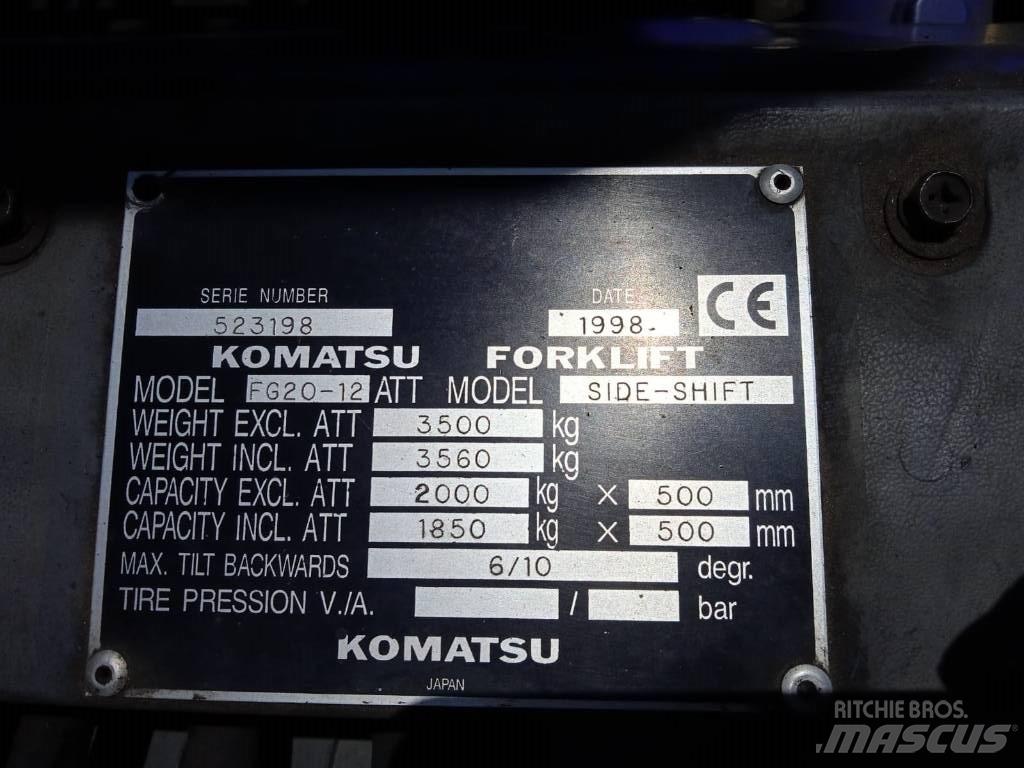 Komatsu FG20-12 Wózki LPG