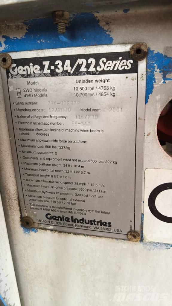 Genie Z 34/22 IC Podnośniki przegubowe