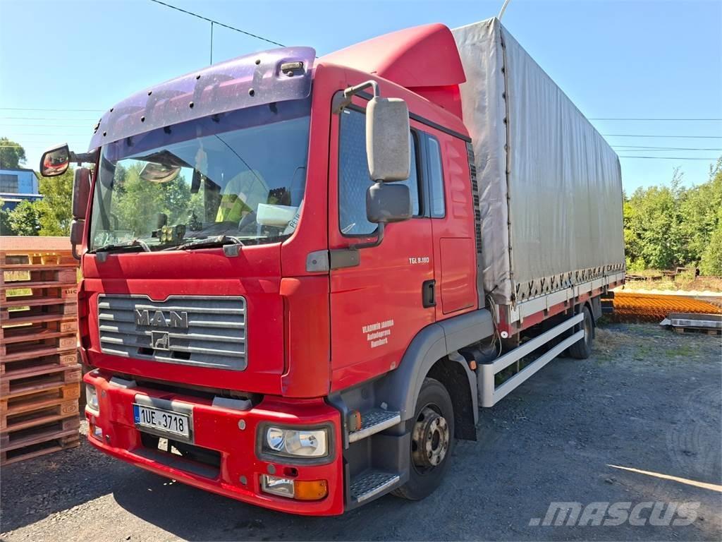 MAN TGL 7.180 Ciężarówki typu Platforma / Skrzynia