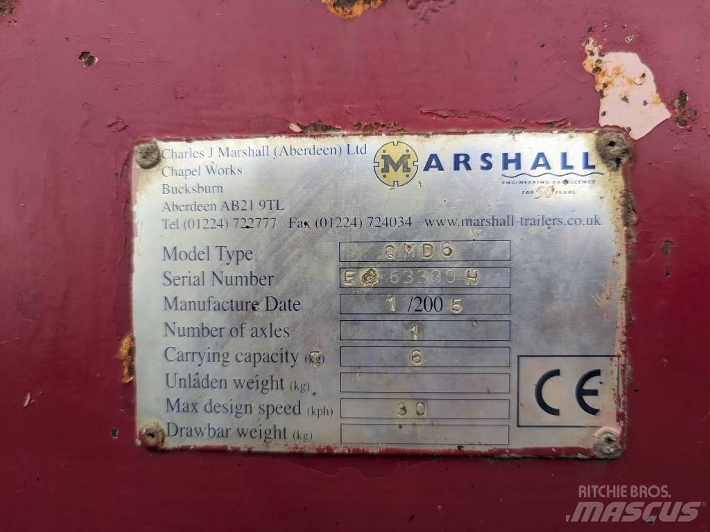 Marshall QMD6 Wywrotki rolnicze