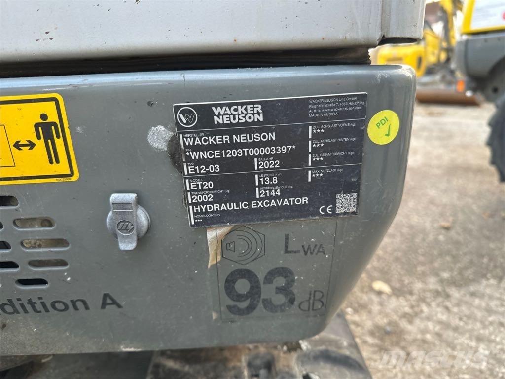 Wacker Neuson ET20 Koparki gąsienicowe