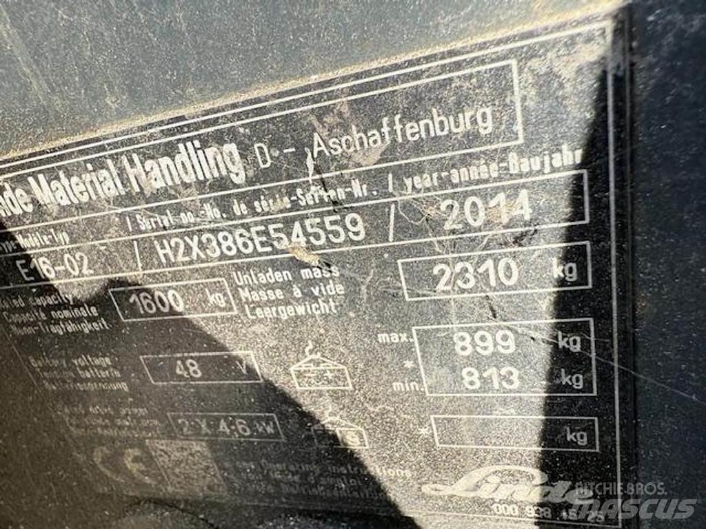 Linde E16-02 Wózki widłowe inne