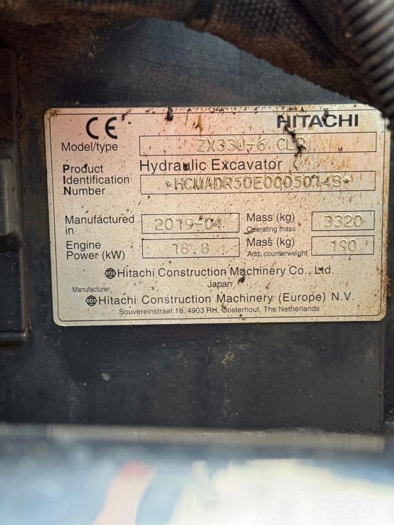 Hitachi ZX 33 U-6 Minikoparki