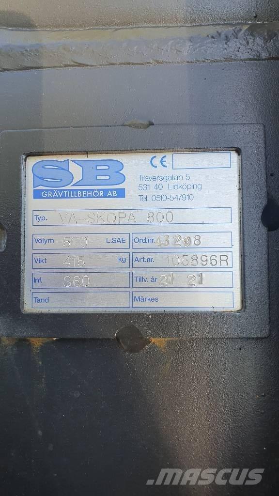 SB 570 Łyżki do ładowarek