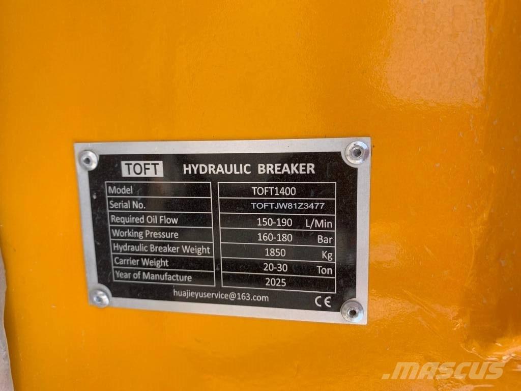  TOFT 1400 NEW Młoty hydrauliczne