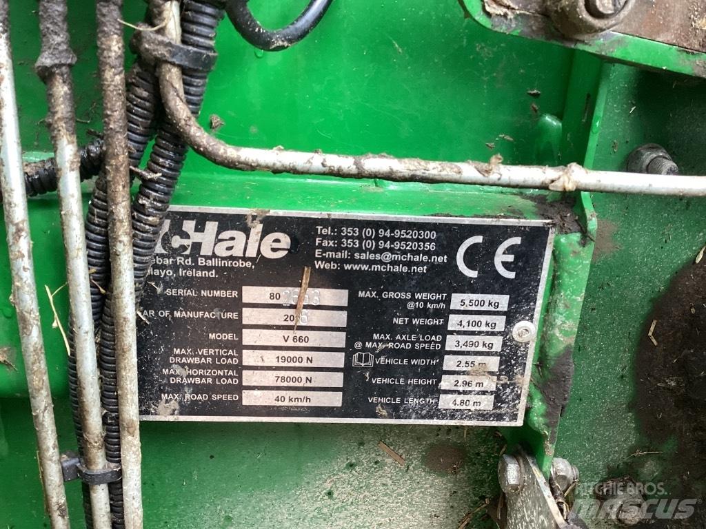 McHale V 660 Prasy zwijające