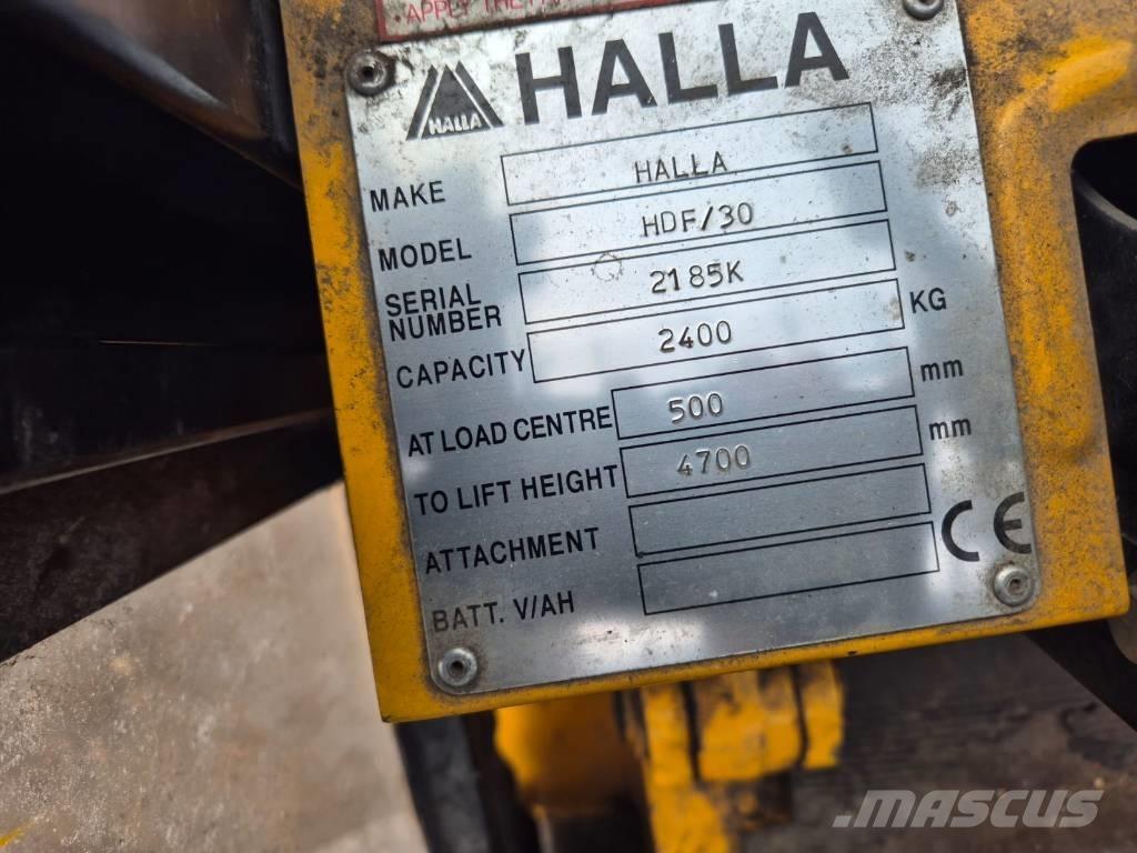 Halla HDF 30 Wózki Diesla
