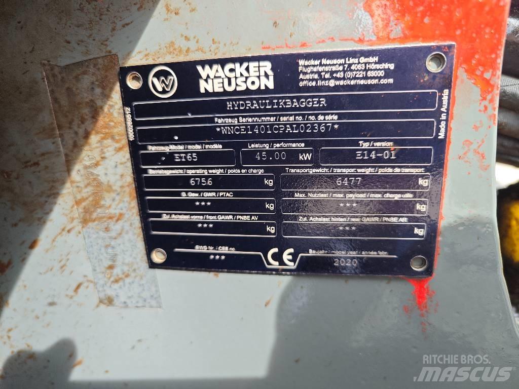 Wacker Neuson ET 65 Koparki gąsienicowe