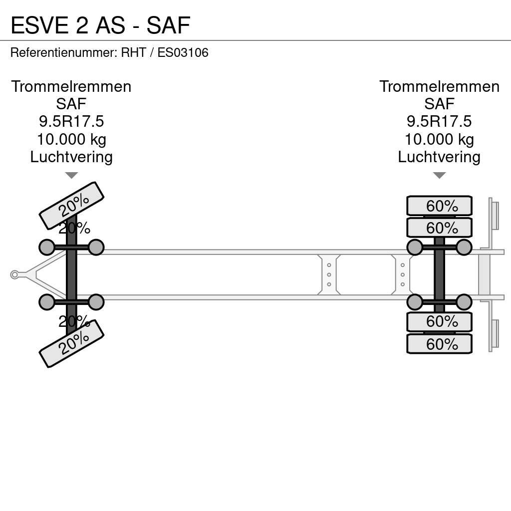 Esve 2 AS - SAF Przyczepy do transportu kontenerów