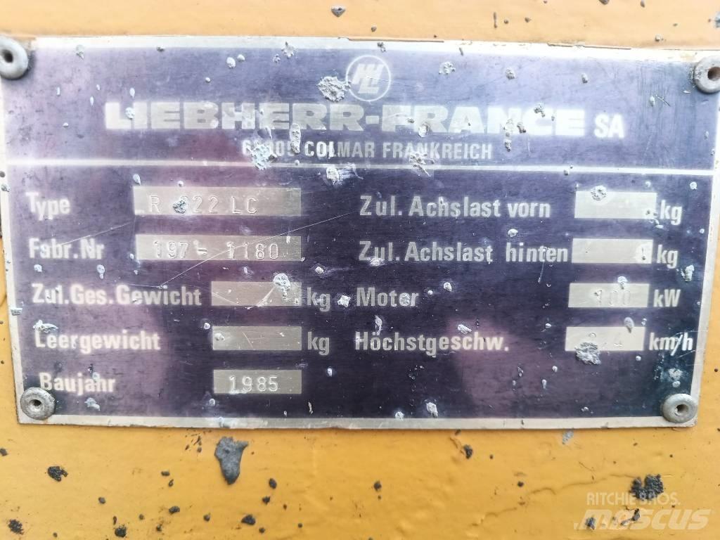 Liebherr R 922 L Koparki gąsienicowe