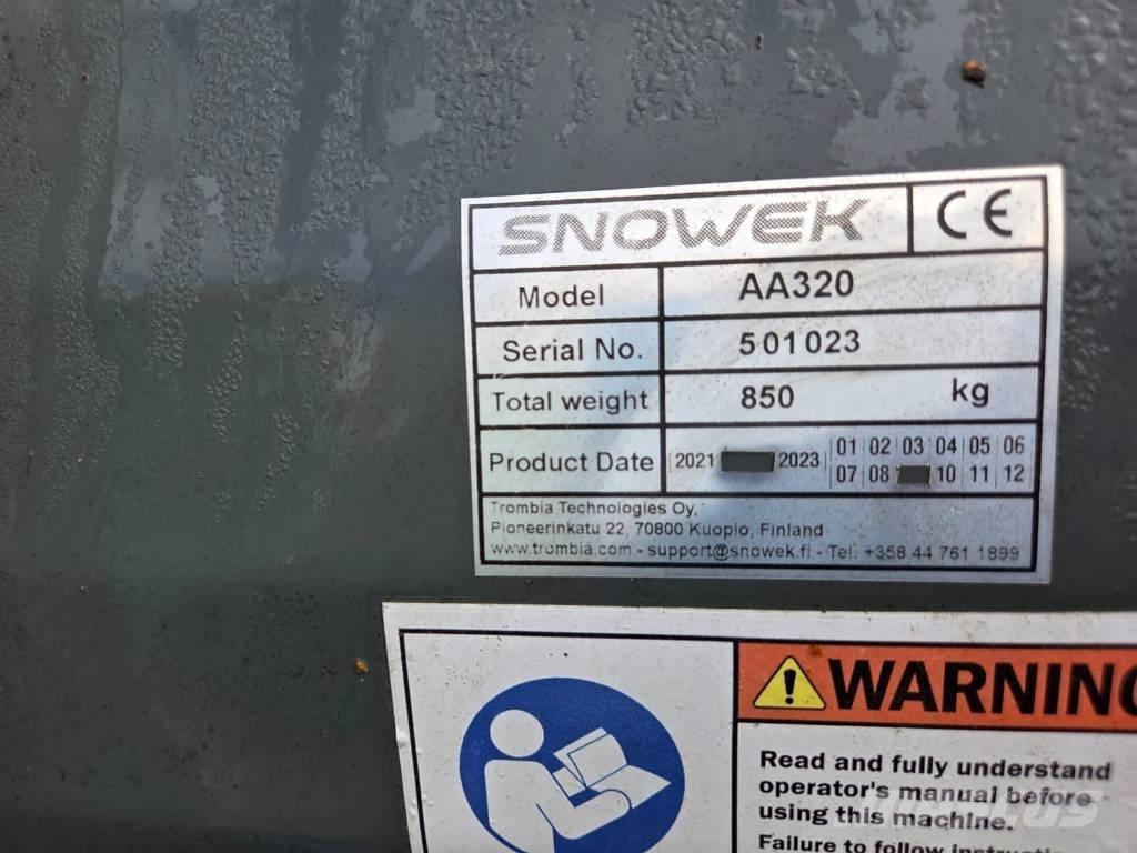 Snowek AA 320 Lemiesze i pługi śnieżne