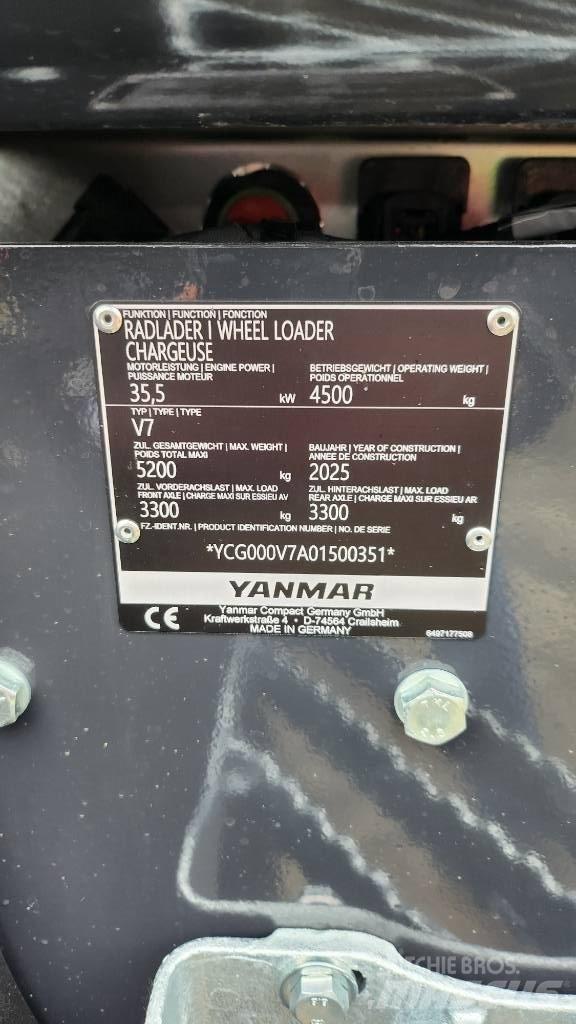 Yanmar Radlader V7HW Ładowarki kołowe