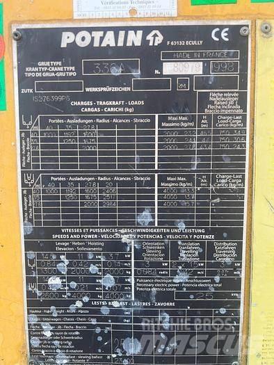 Potain GTMR 336 A Inne maszyny do podnoszenia