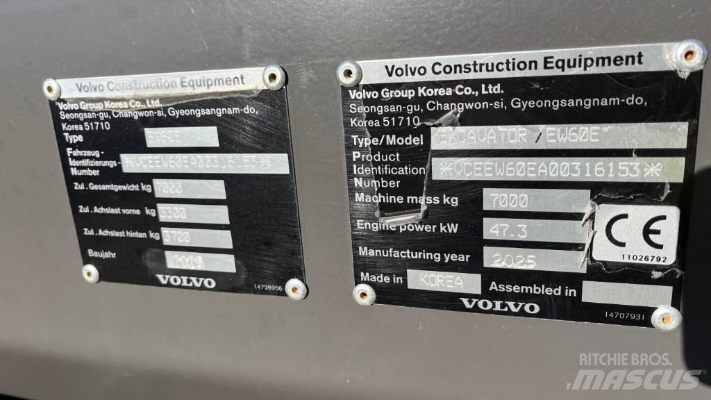 Volvo EW60E Koparki kołowe