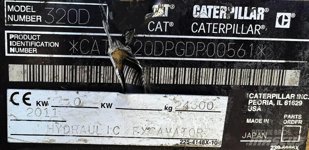 CAT 320 D L Koparki gąsienicowe