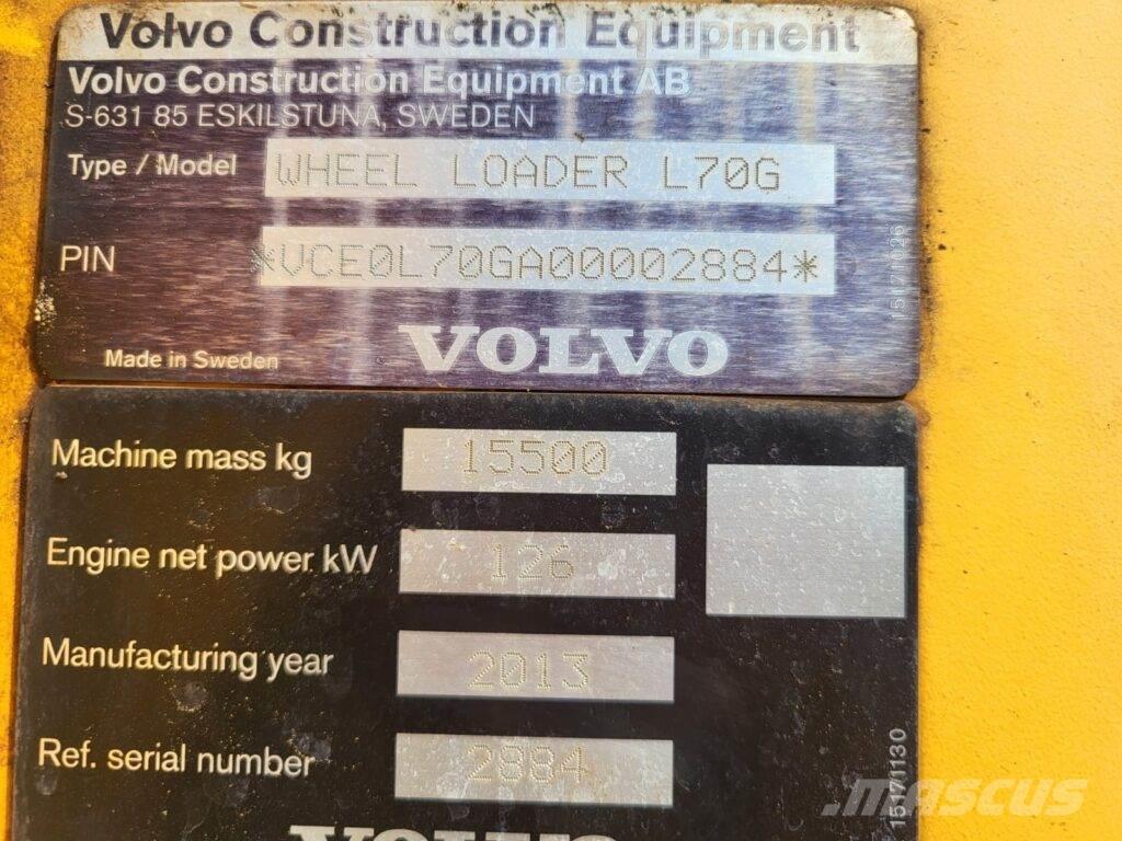 Volvo L70G Ładowarki kołowe