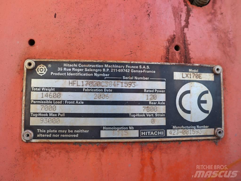 Hitachi LX 170 E Ładowarki kołowe