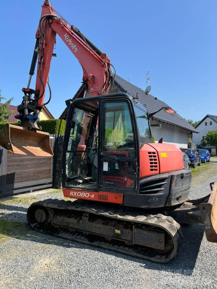 Kubota KX 080-4 Midikoparki  7t - 12t
