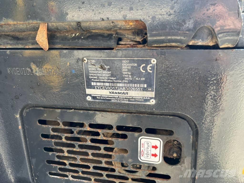 Yanmar Vio 17 Minikoparki