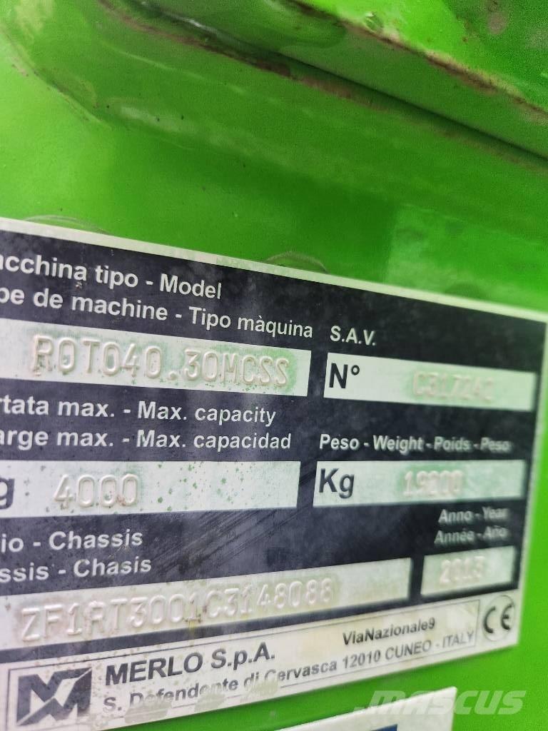 Merlo 40.30 Ładowarki teleskopowe