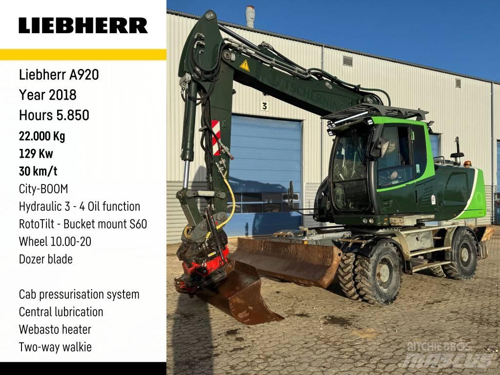 Liebherr A 920 Koparki kołowe