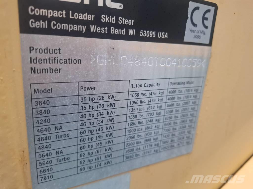 Gehl 4840 Ładowarki burtowe