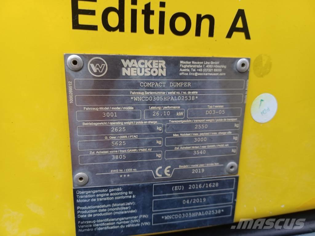 Wacker Neuson 3001 Wozidła kolebkowe
