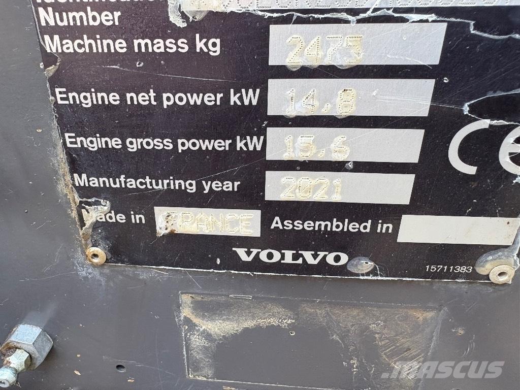 Volvo ECR 25 D Minikoparki