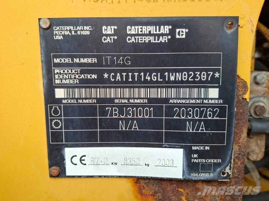 CAT IT 14 G Ładowarki kołowe