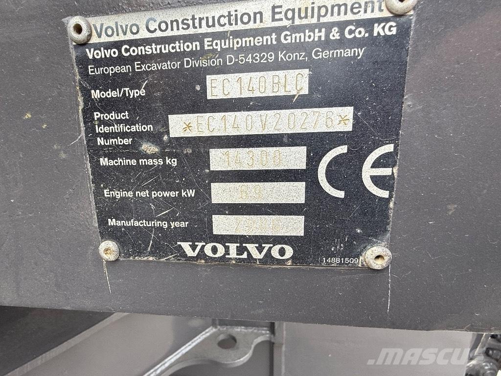 Volvo EC 140 B Koparki gąsienicowe