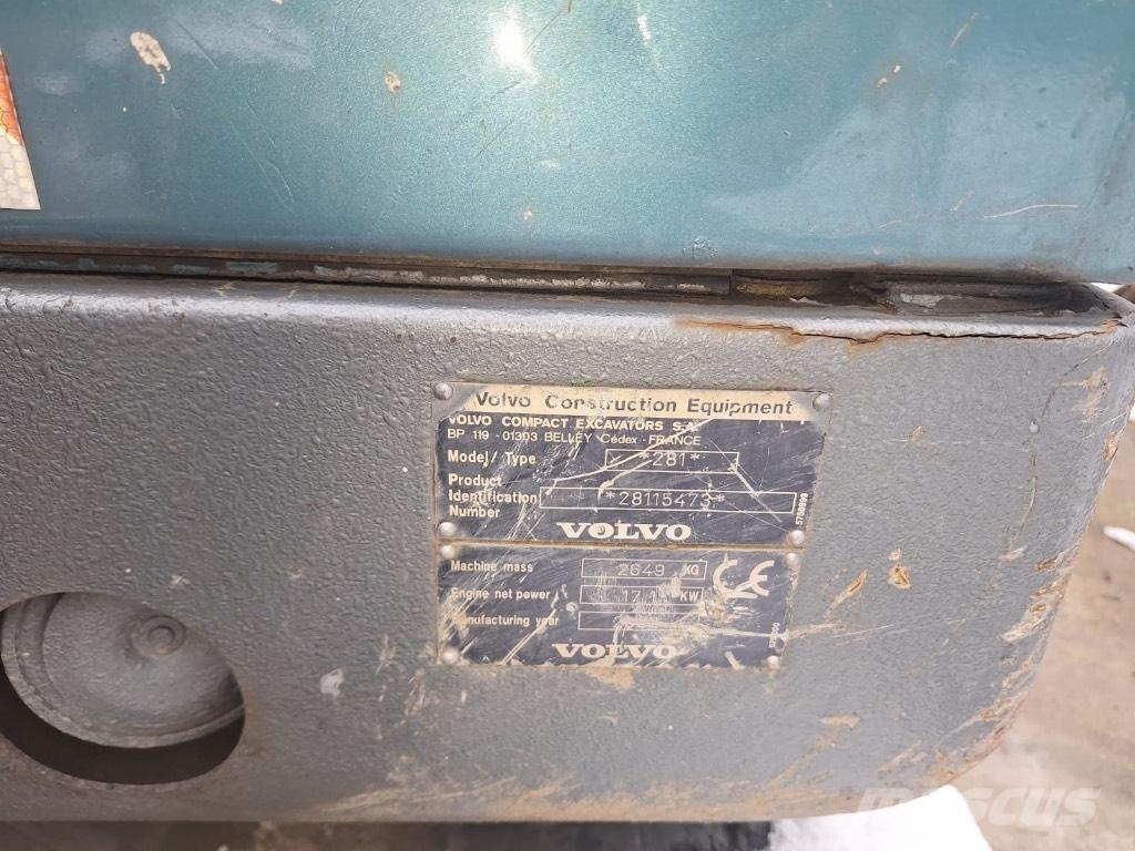 Volvo EC 25 Minikoparki