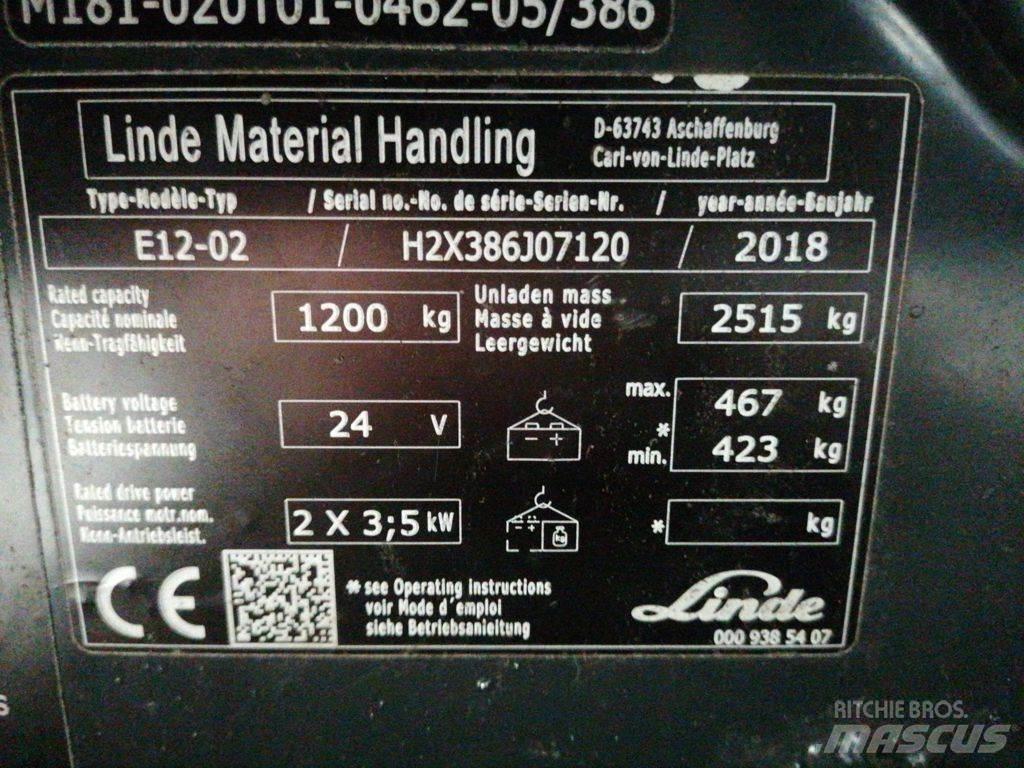 Linde E12-02 Wózki elektryczne