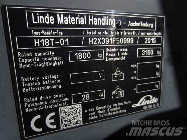 Linde H 18 T-03 Wózki LPG