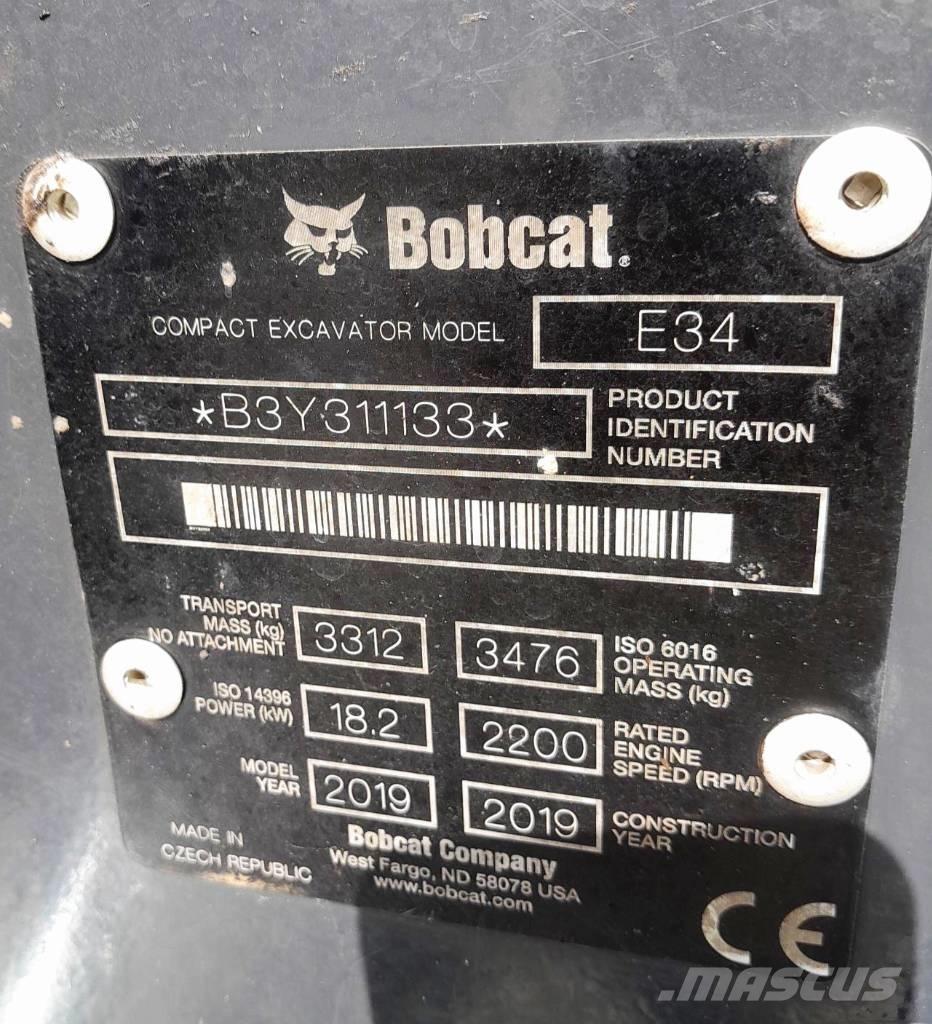 Bobcat E34 Minikoparki