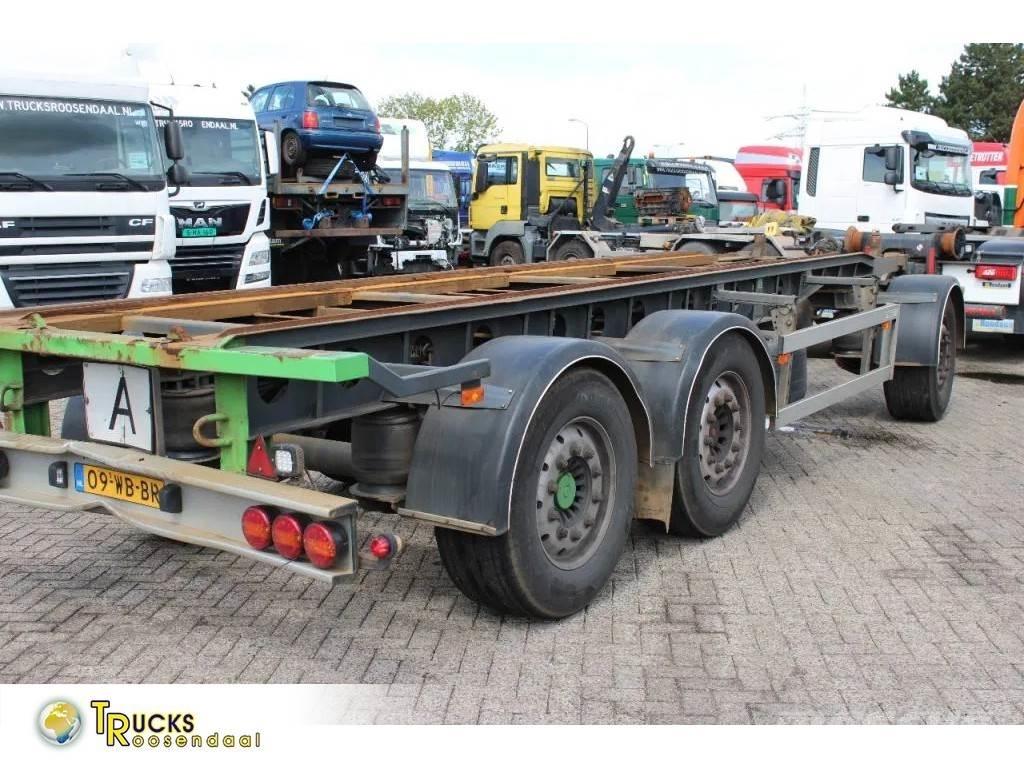 Burg 3X SAF Przyczepy do transportu kontenerów