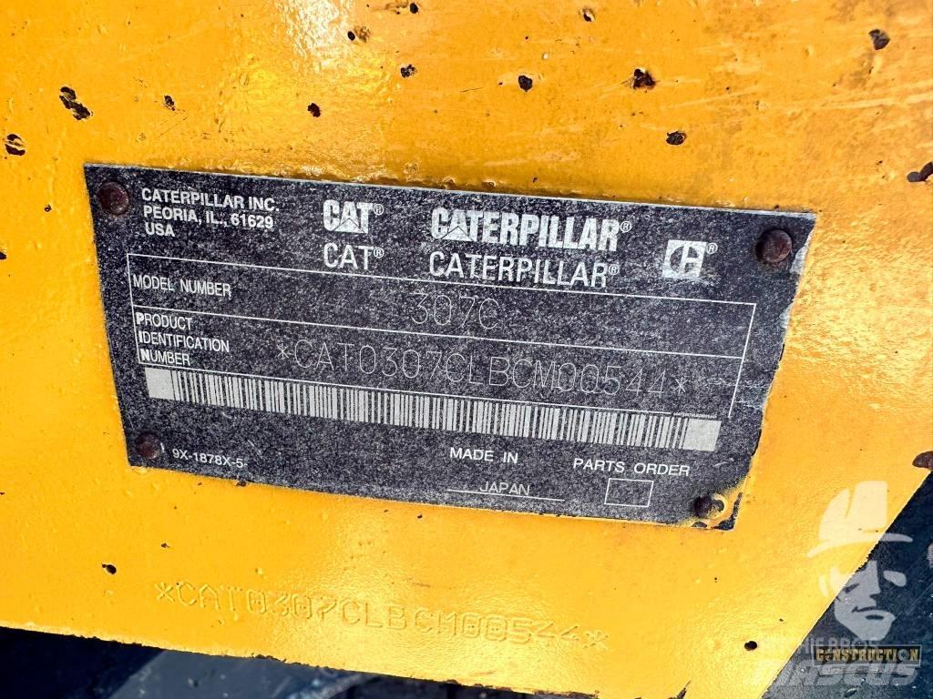 CAT 307 C Koparki gąsienicowe