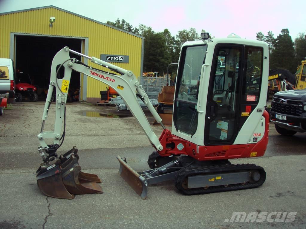 Takeuchi TB 216 Minikoparki