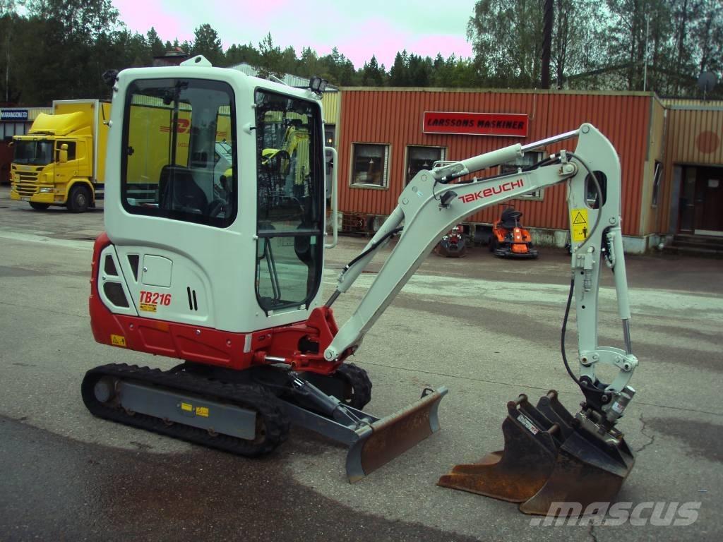Takeuchi TB 216 Minikoparki