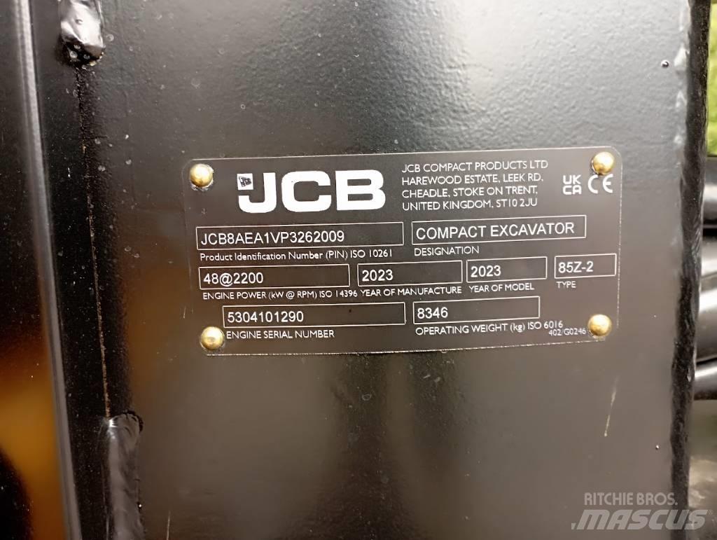 JCB 85Z Midikoparki  7t - 12t