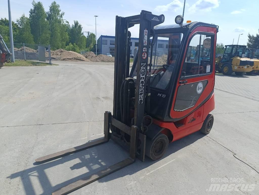 Linde H 18 T-03 Wózki LPG