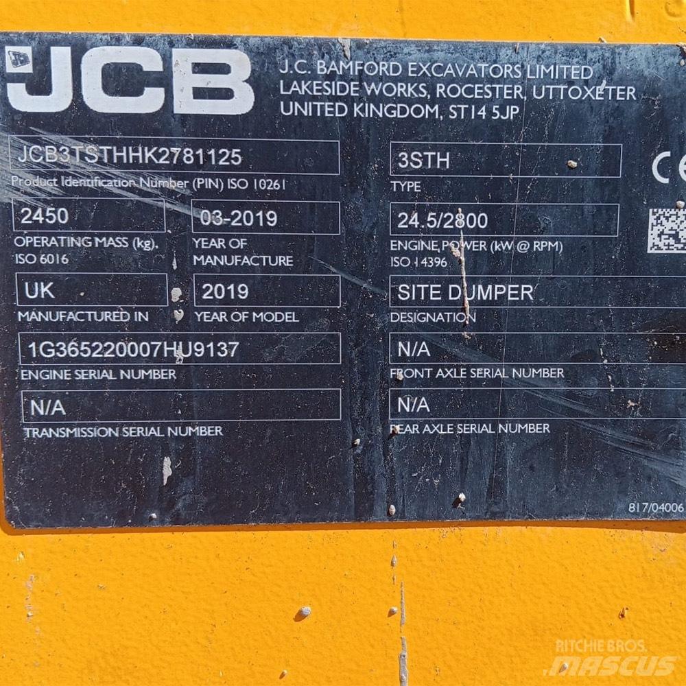 JCB 3TSTH Wozidła kolebkowe