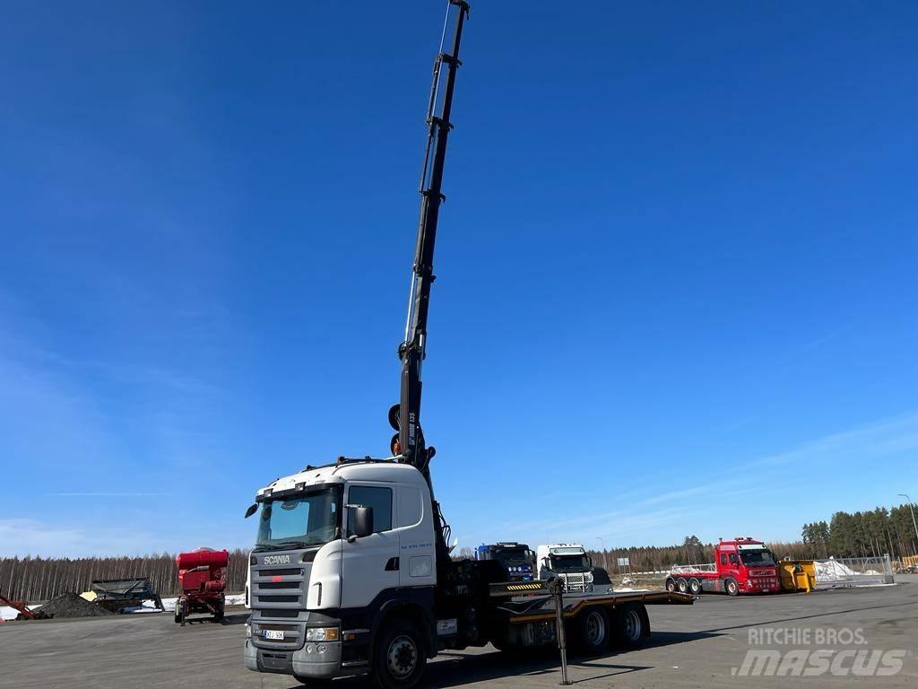 Scania R 420 LB Żurawie samochodowe