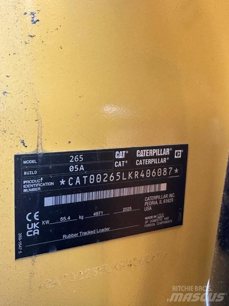 CAT 265 Ładowarki gąsienicowe