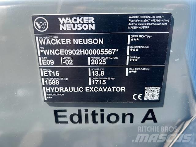Wacker Neuson ET 16 Koparki gąsienicowe