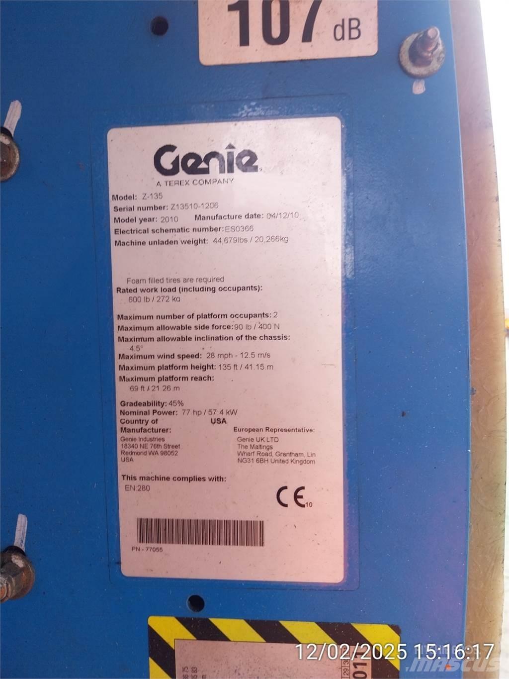 Genie Z135/70 Podnośniki przegubowe